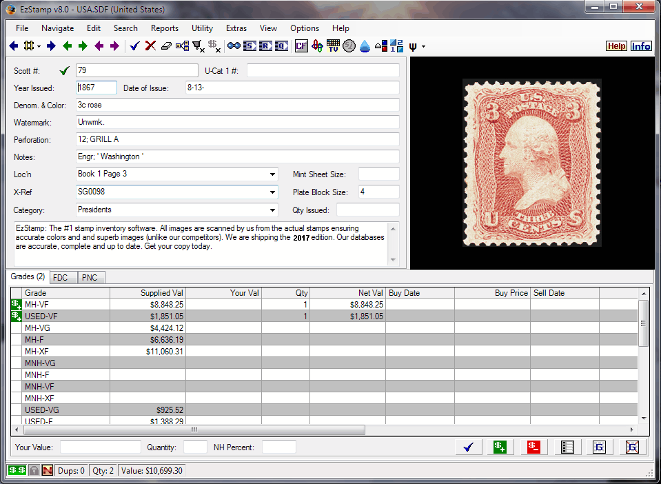 Stamp Recognition & Inventory Software, USA 2020 SCOTT's, Catalog Your Stamps eBay